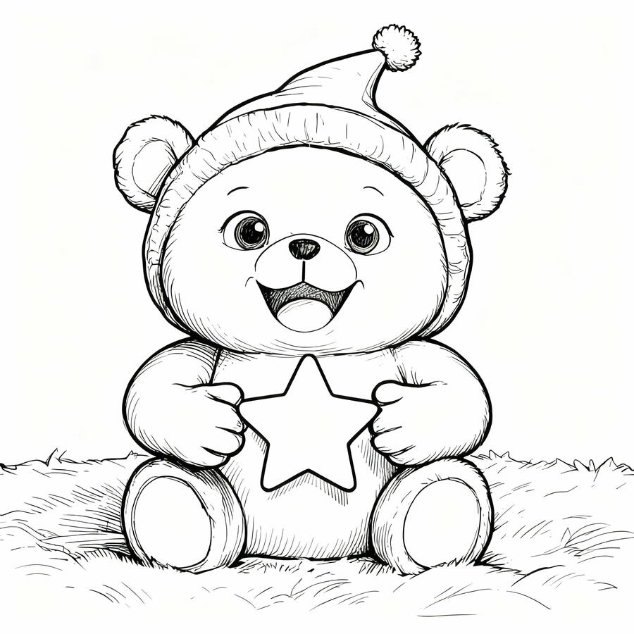 Milo Bear With the Star
